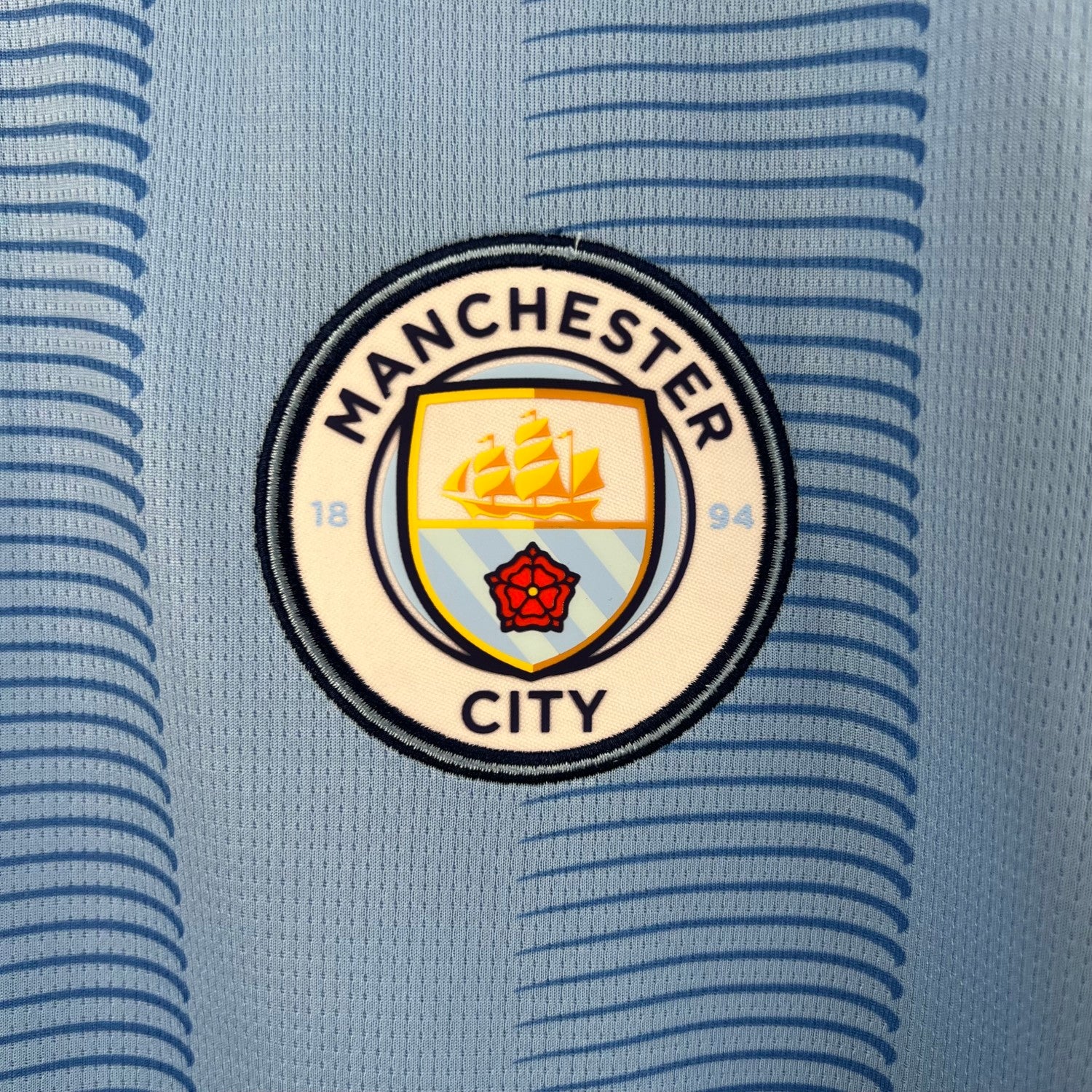 Manchester City Home Man Jersey 23/24 With CHAMPIONS OF EUROPE 23 Printing