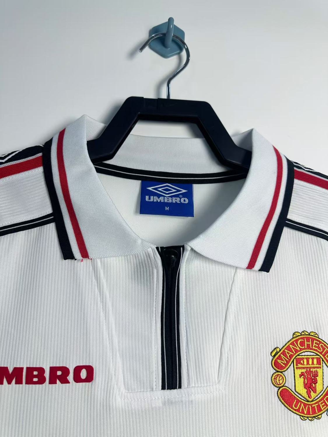 Manchester United Commemorative Edition Long Sleeve Retro Jersey 98/99