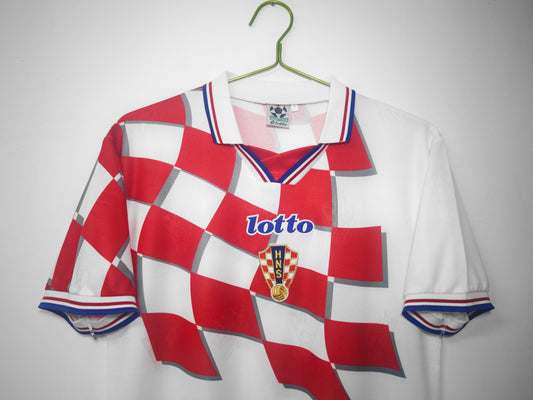 Croatia Home Retro Jersey 1998