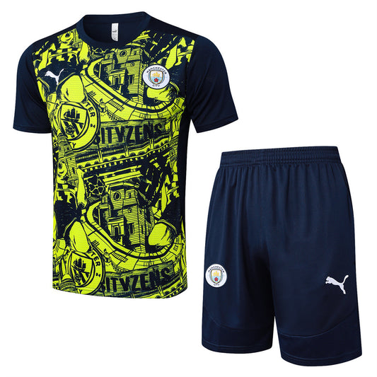 Manchester City Training Short sleeve Suit 24/25