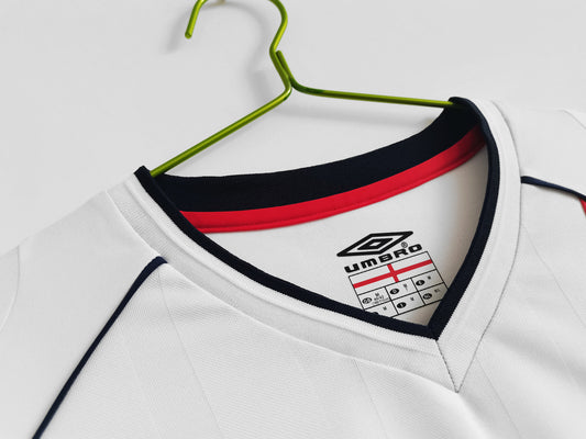 England Retro Home Long Sleeve Jersey 2002