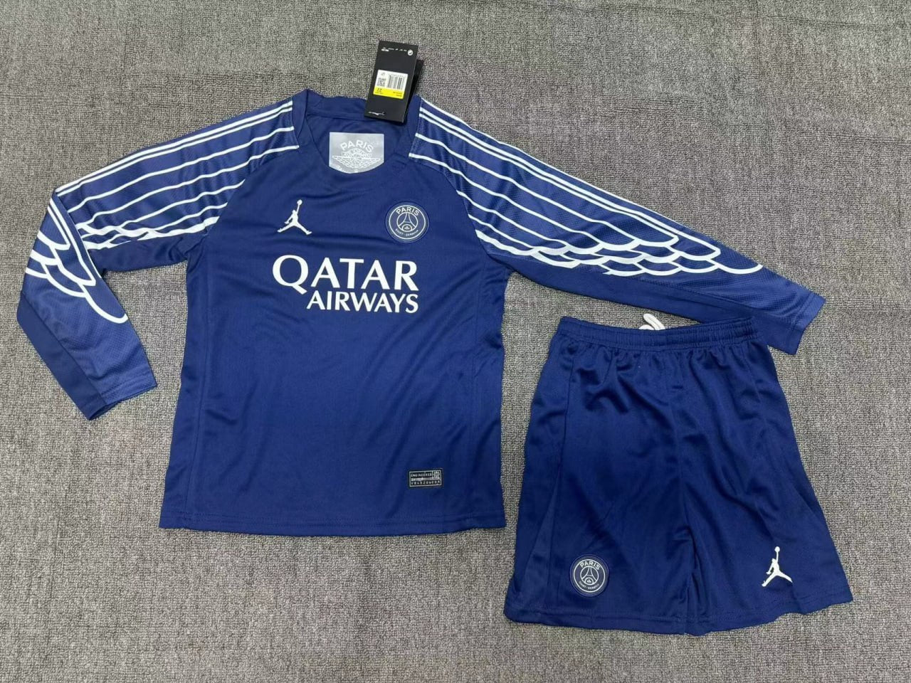 Paris Saint Germain Fourth Long Sleeve Kids Suit 24-25