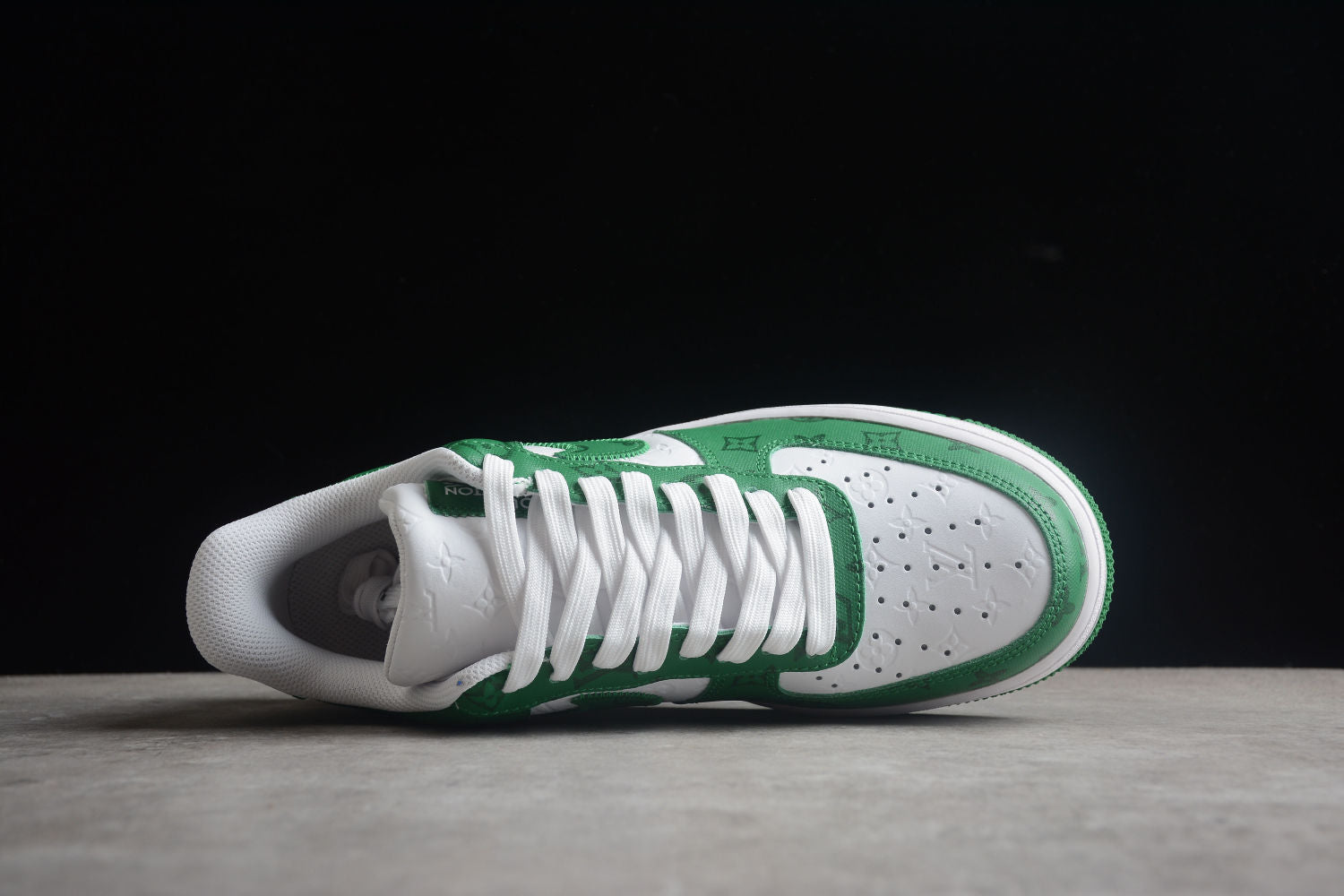 Air Force 1 LV Louis Vuitton Low White Green MS 0232