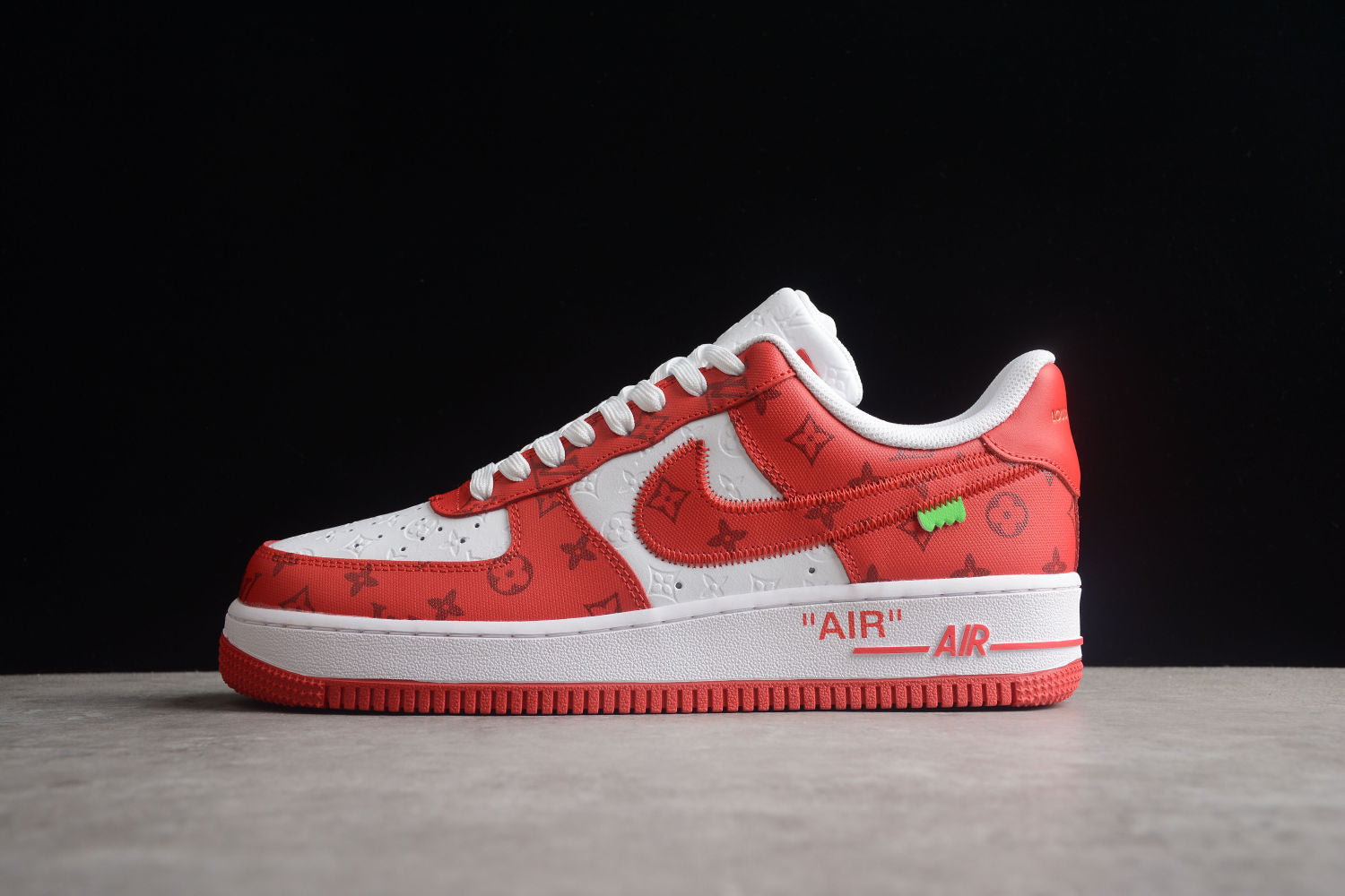 Air Force 1 LV Louis Vuitton Low White Red LD 0232