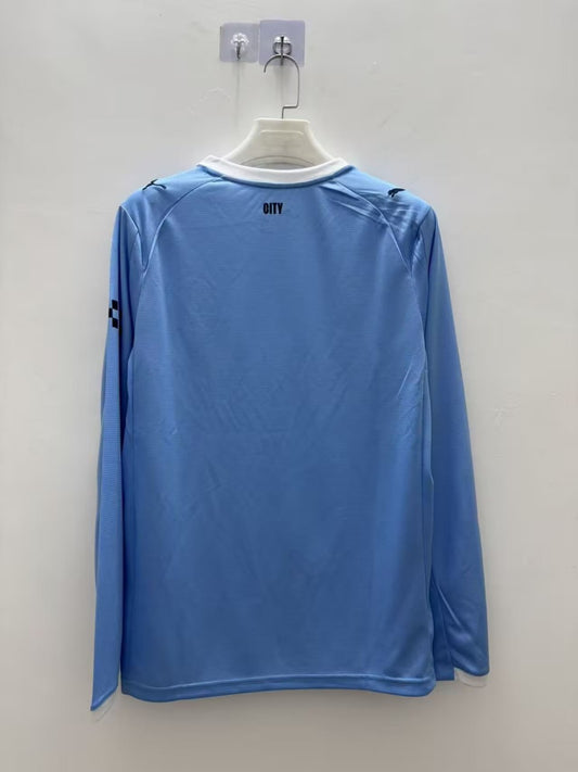 Manchester City Home Long Sleeve Man Jersey 25/26