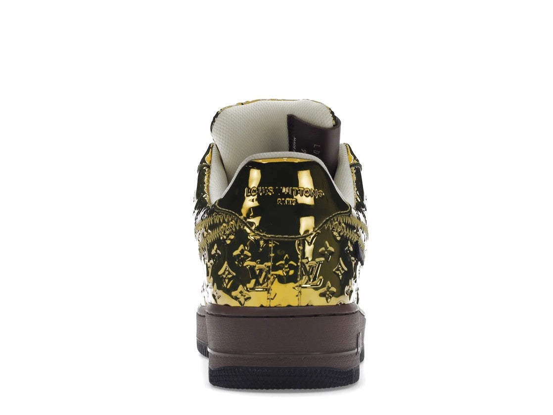 Air Force 1 LV Louis Vuitton Low By Virgil Abloh Metallic Gold