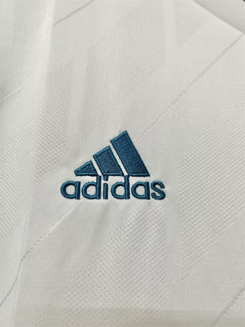 Real Madrid Home Retro Long Sleeves Jersey 17/18