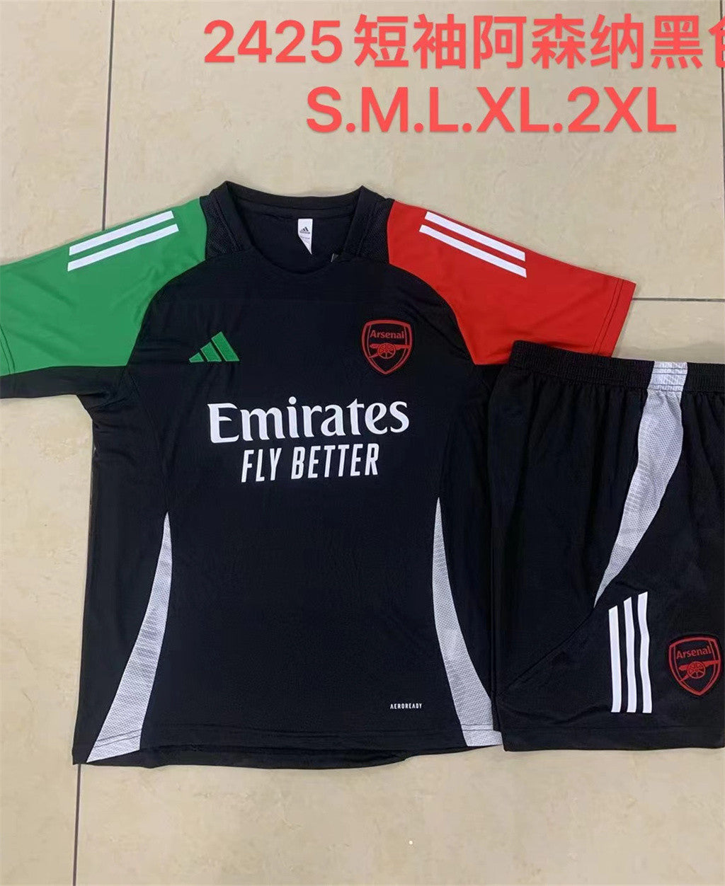 Arsenal Training Short Sleeve Jersey 24/25
