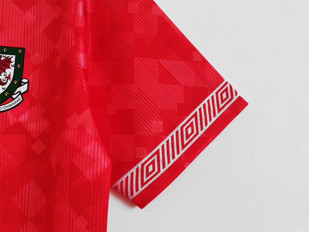 Wales Retro Home Jersey 1990/92