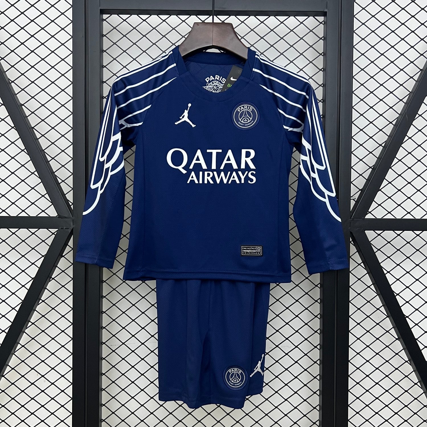 Paris Saint Germain Fourth Long Sleeve Kids Suit 24-25