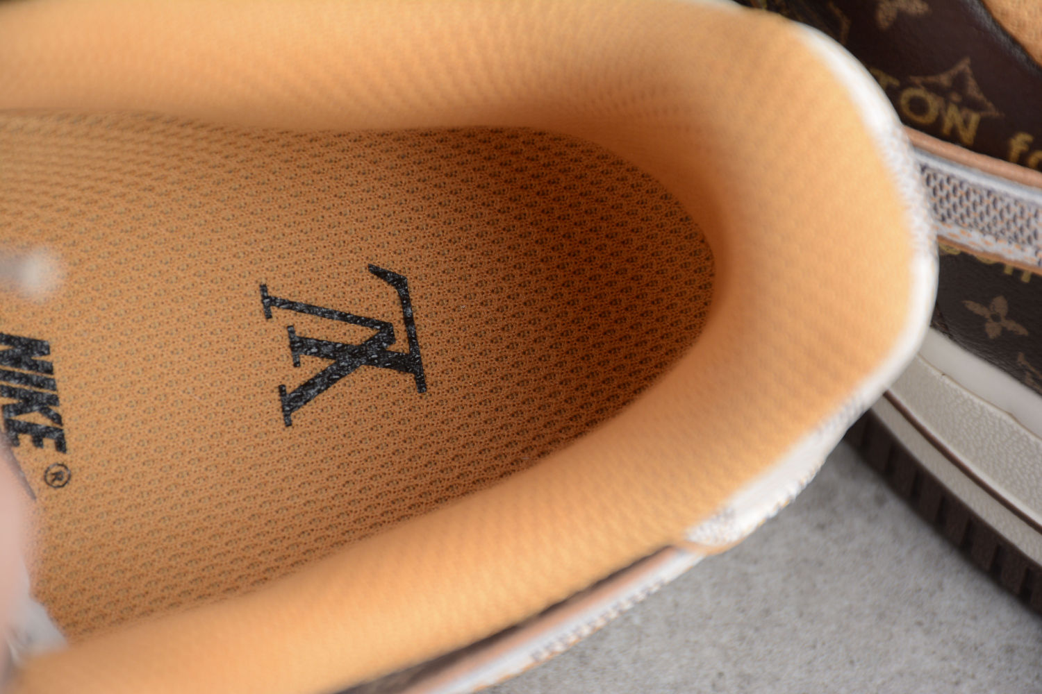 Air Force 1 LV Low Louis Vuitton Monogram Brown Damier Azur