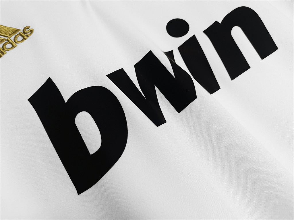 Real Madrid Home Retro Long Sleeves Jersey 11/12