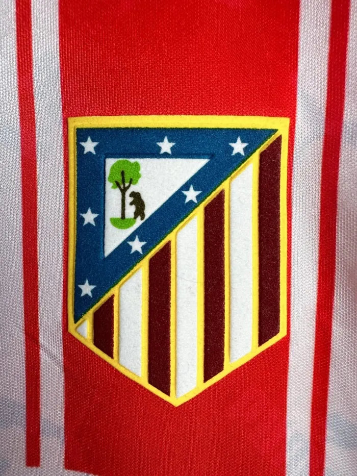 Atletico Madrid Home Long Sleeve Retro Jersey 1994/95